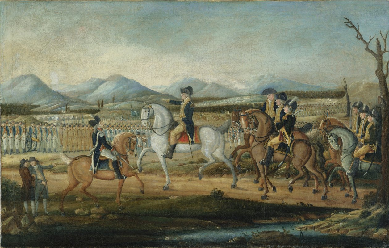 华盛顿在1795年之后回到马里兰州坎伯兰堡的西部军队 作者 弗雷德里克·凯梅尔迈耶