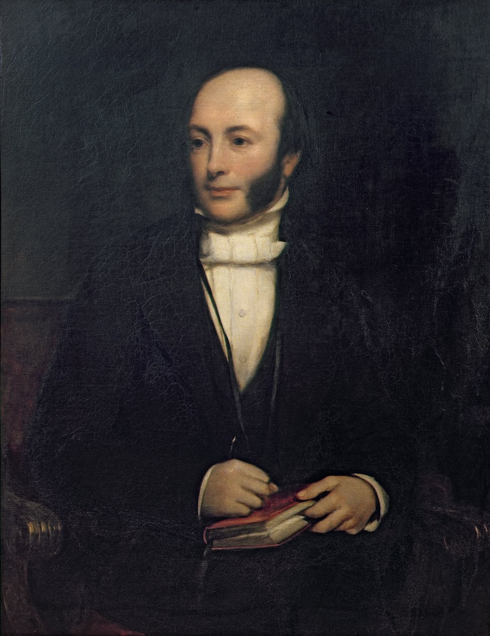 Rev. John Barlow（1798-1869）的肖像 作者 弗雷德里克·理查德·皮克斯吉尔