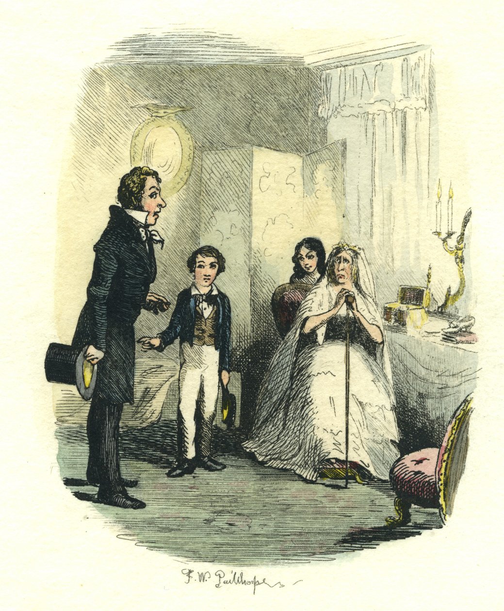 对你而言，这是非常[sic]自由主义者Pip，Great Expectations，c.1885（手工彩色蚀刻） 作者 弗雷德里克·W·佩索普