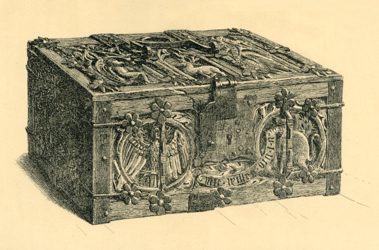 棺材，c1400，1881年。 作者 弗雷德里克·阿尔伯特·斯洛科姆