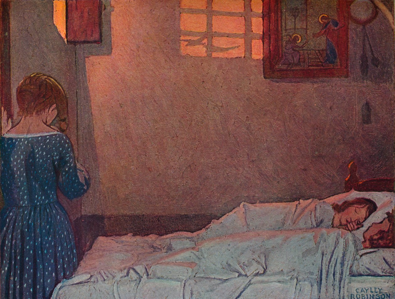 夏日傍晚，c1910 作者 弗雷德里克·凯利·罗宾逊