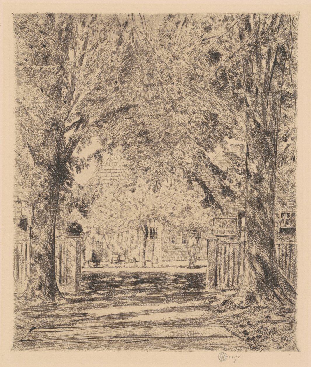 An Easthampton Idyll, 1923年。 作者 弗雷德里克·柴尔德·哈萨姆