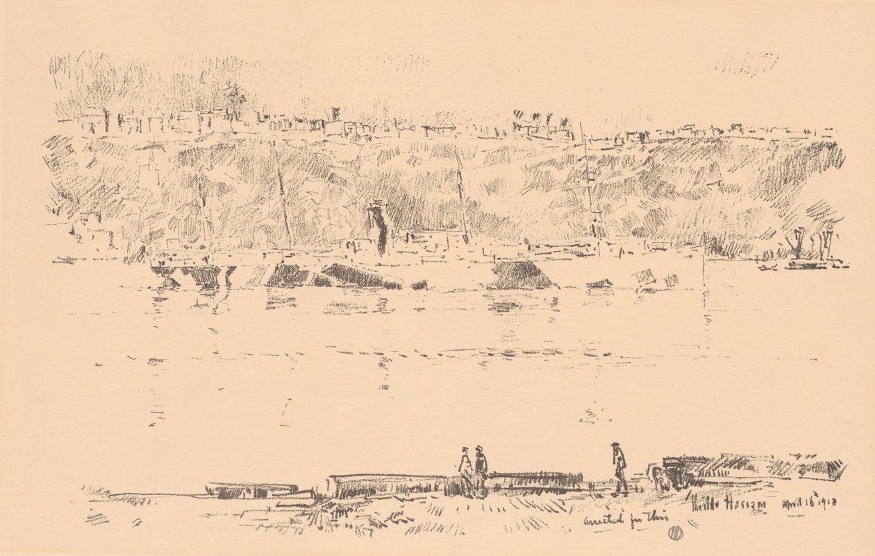 伪装，1918年。 作者 弗雷德里克·柴尔德·哈萨姆
