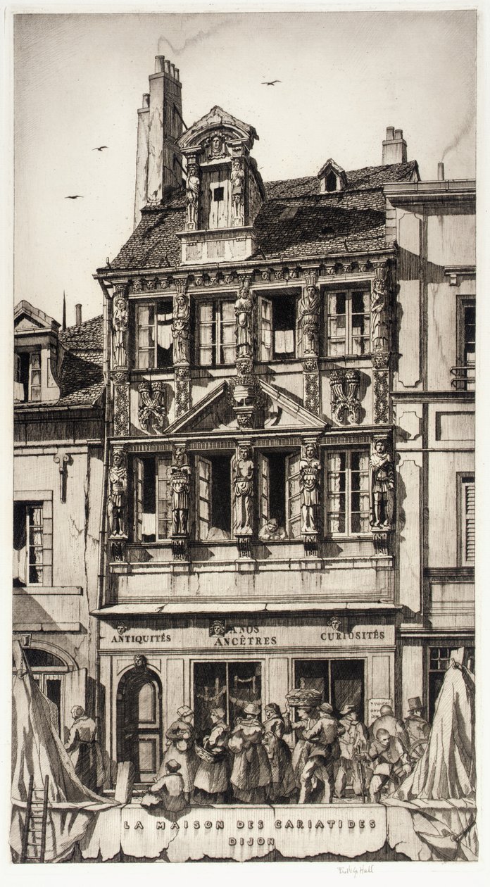 La Maison des Cariatides，第戎 作者 弗雷德里克·G·霍尔