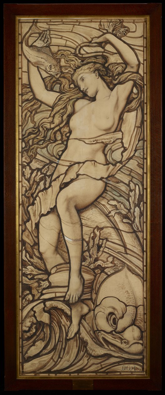水，来自“四要素”系列，c.1888-89 作者 弗雷德里克·史密斯