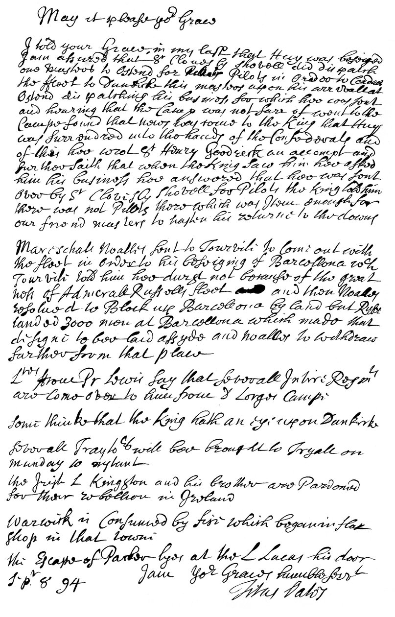 泰特斯·奥茨（Titus Oates）给博尔顿公爵的信，1694年1865年。 作者 弗雷德里克·乔治·内瑟克里夫特