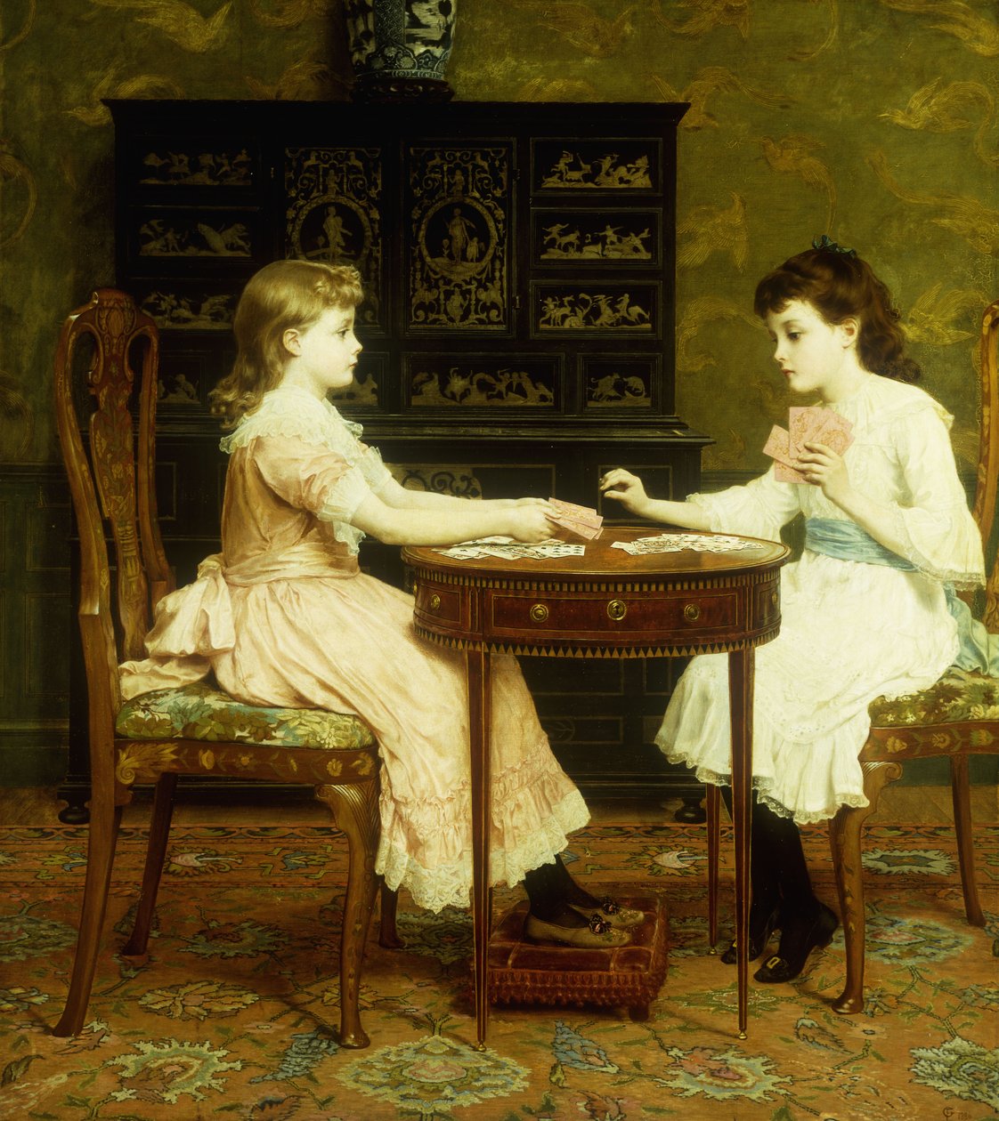 老女佣，1886年 作者 弗雷德里克·古德尔