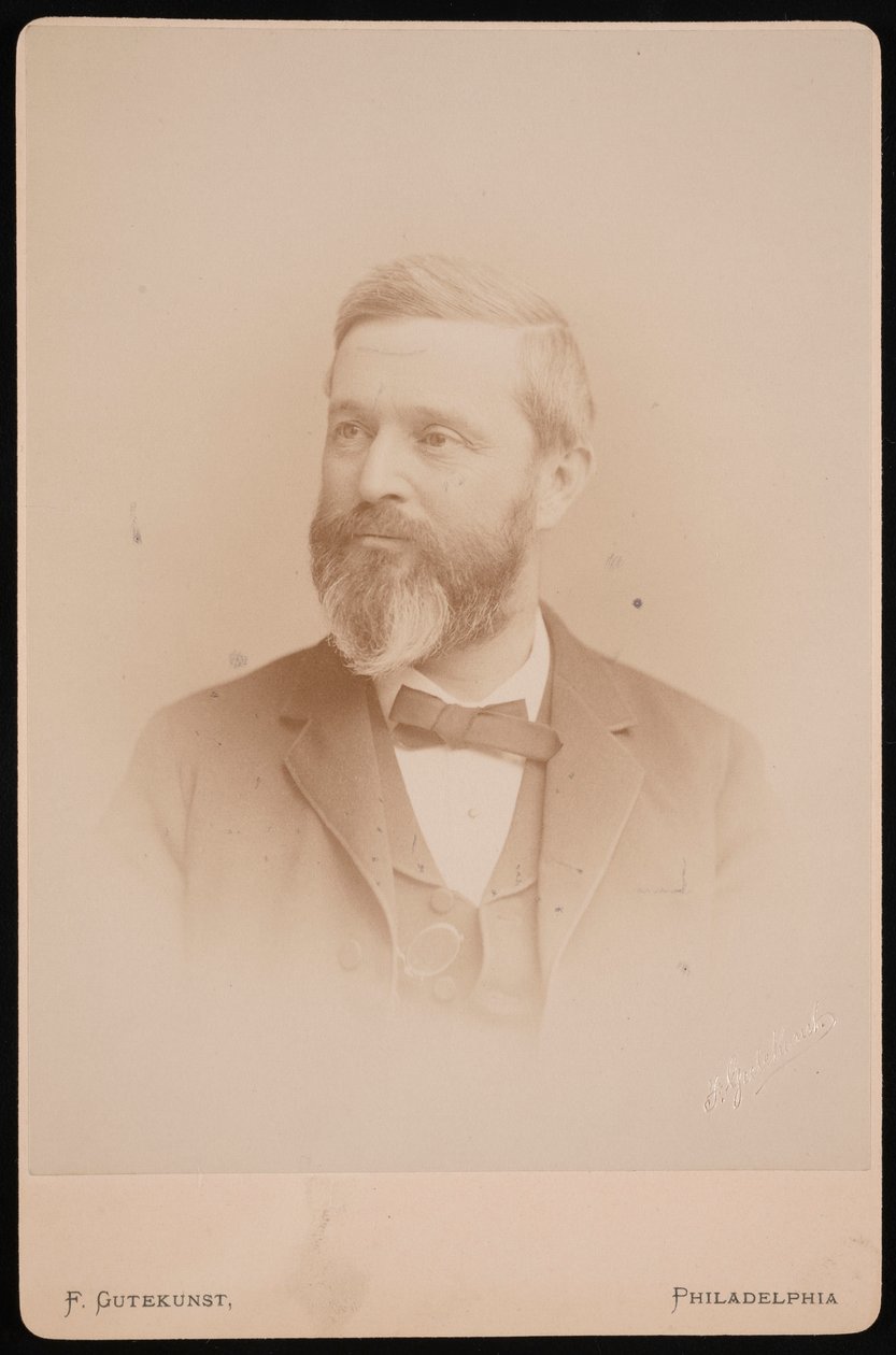 Horatio Curtis Wood, Jr.1841-1920的肖像，1889年。 作者 弗雷德里克·古特肯斯特