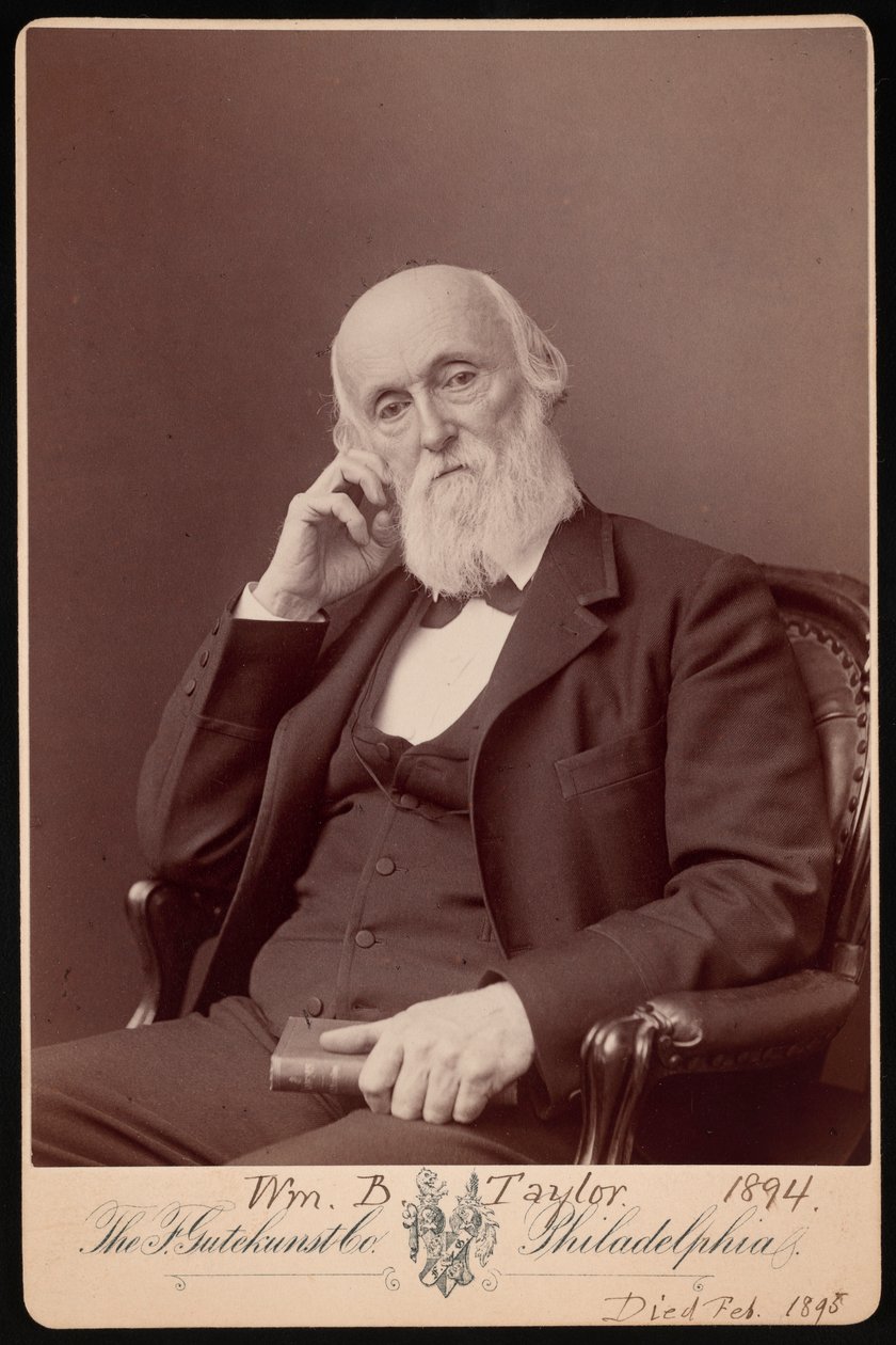 威廉-鲍尔-泰勒的肖像 1821-1895年，1894年。 作者 弗雷德里克·古特肯斯特