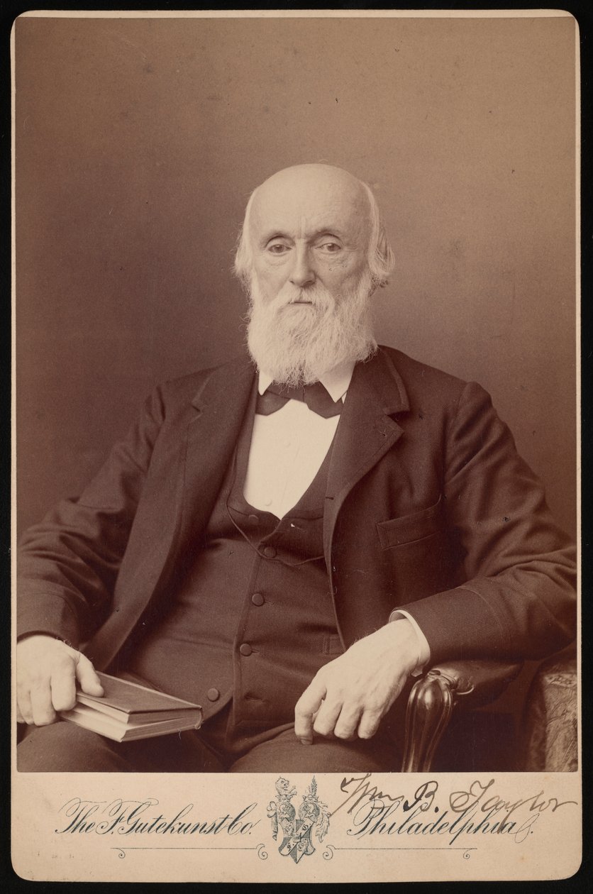 威廉-鲍尔-泰勒1821-1895年的肖像，1893年4月。 作者 弗雷德里克·古特肯斯特