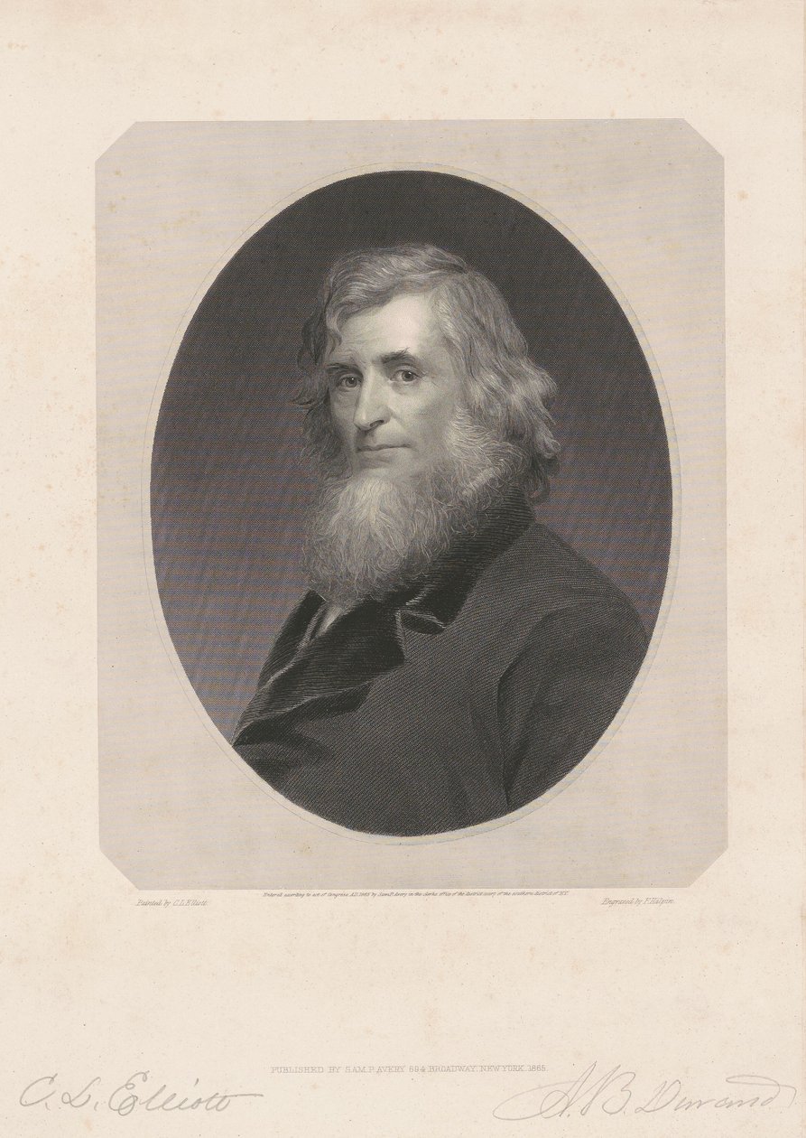 Asher B. Durand 作者 弗雷德里克·哈尔平（Frederick Halpin），模仿查尔斯·洛林·艾略特