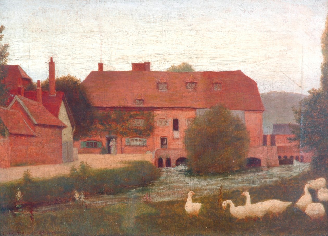 Mill Stream，1876 作者 弗雷德里克·汉密尔顿·杰克逊