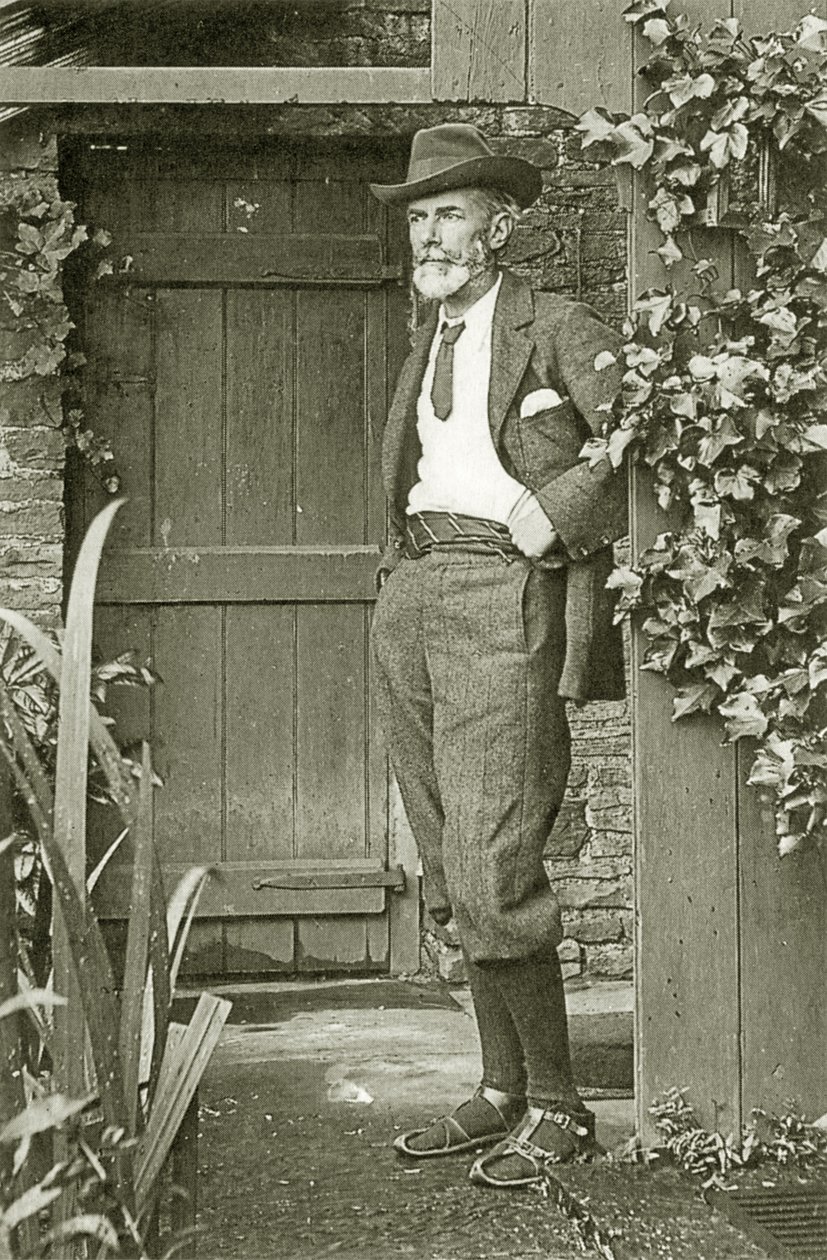 Edward Carpenter c.1905的肖像 作者 弗雷德里克·荷兰日