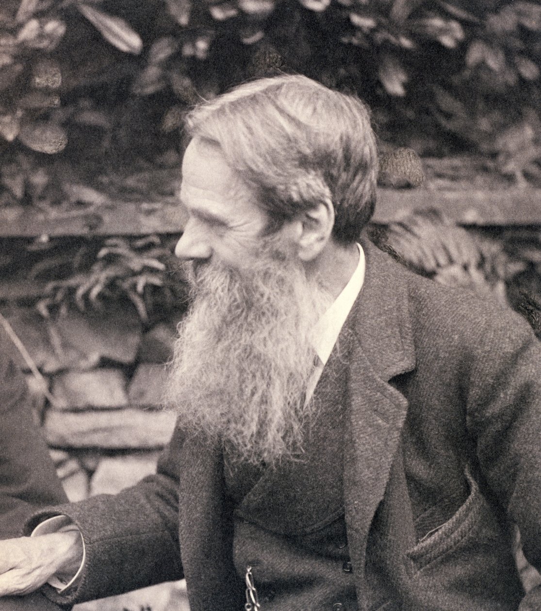 William Holman Hunt的肖像（1827-1910） 作者 弗雷德里克·霍利尔