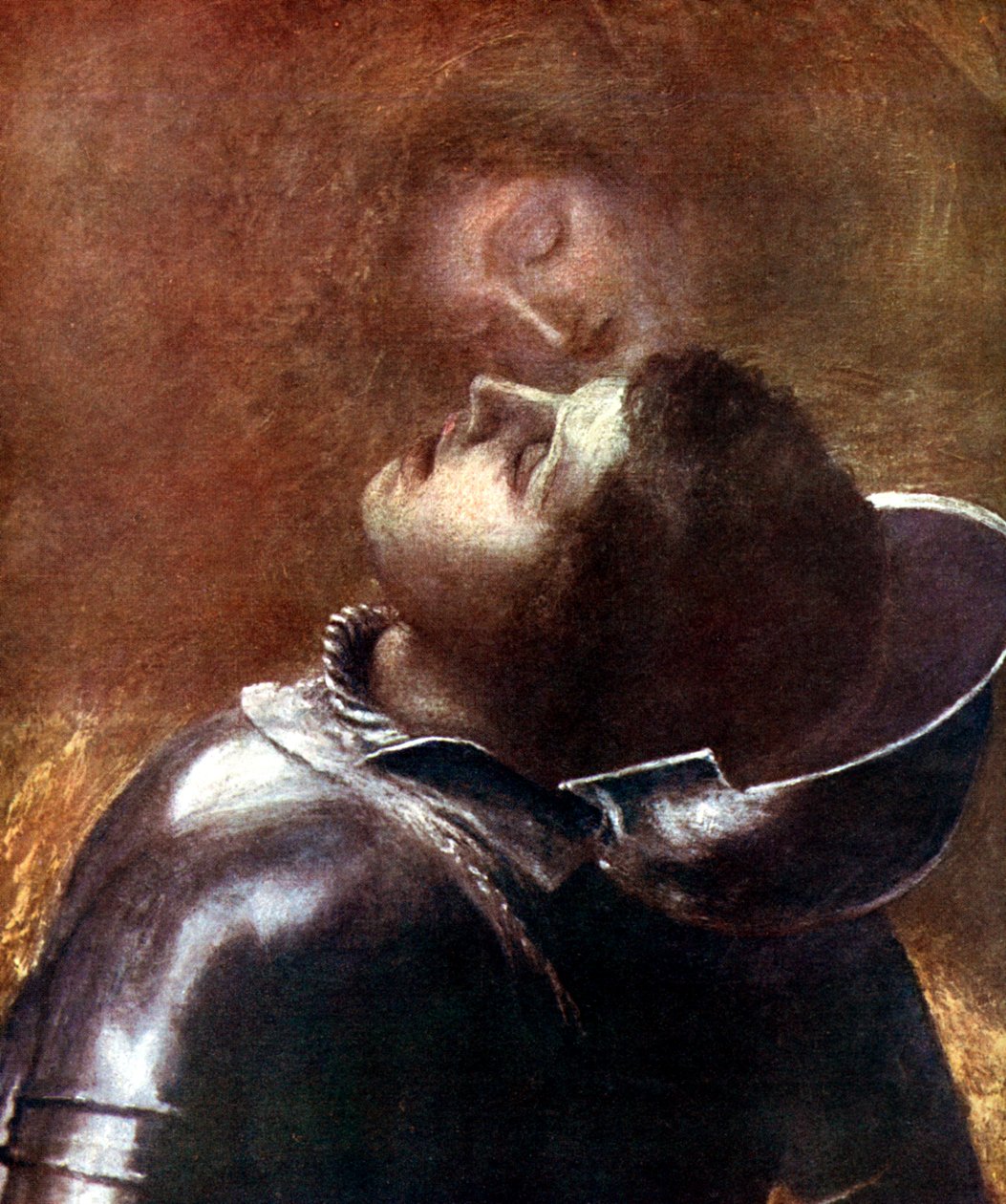 《快乐的战士》，1884年，1923年。 作者 弗雷德里克·霍利尔