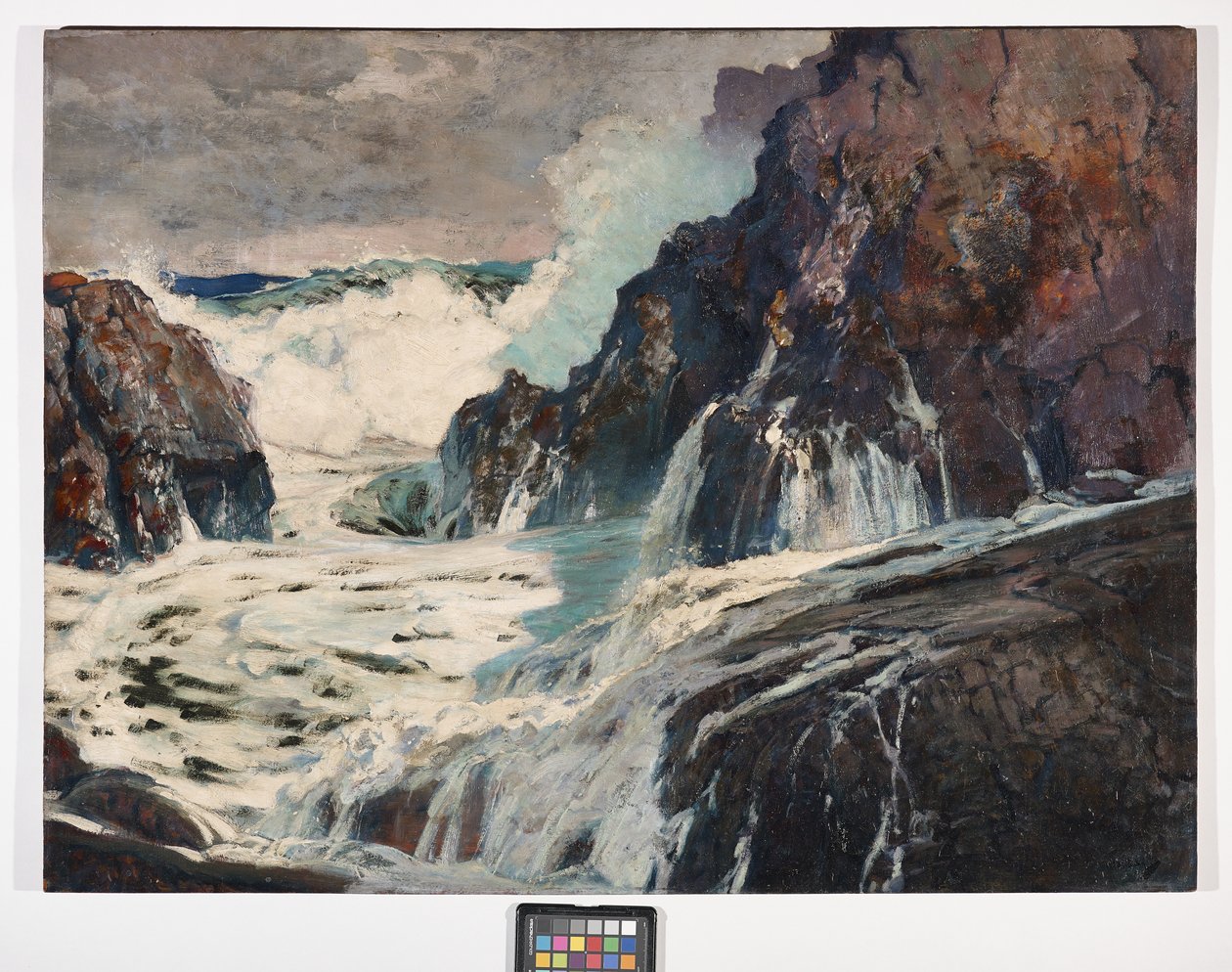 暴风雨之后》，约 1925 年（胶合板上的油画） 作者 弗雷德里克·贾德·沃