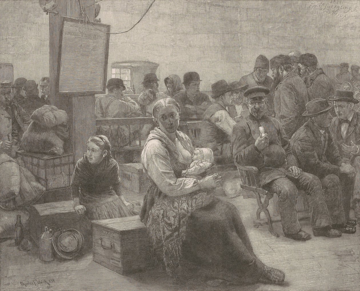 在应许之地 作者 Frederick Juengling，根据 Charles Frederic Ulrich