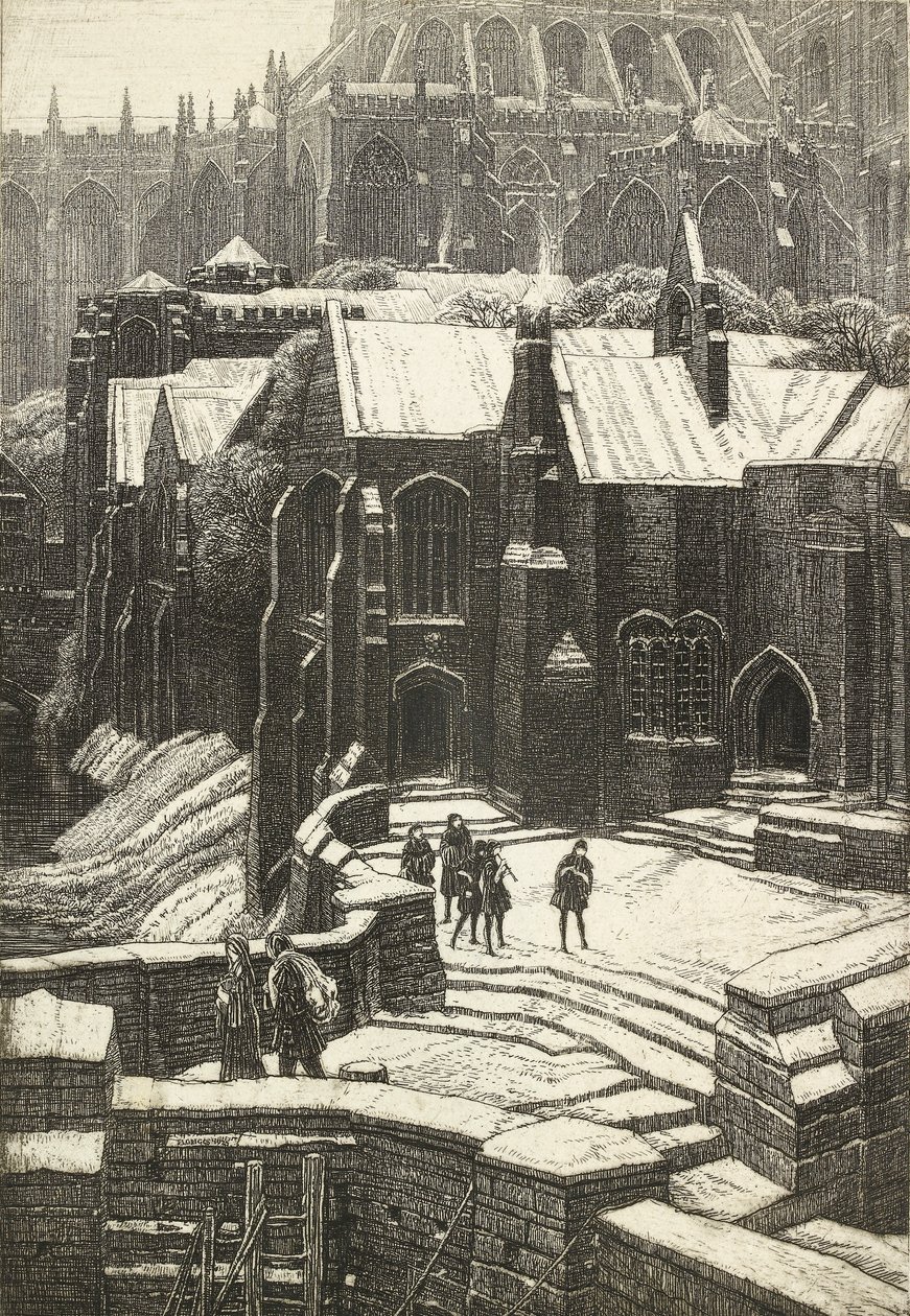 Almonry, 1925 作者 弗雷德里克·兰瑟（Frederick Landseer）莫尔·格里格斯（Maur Griggs）