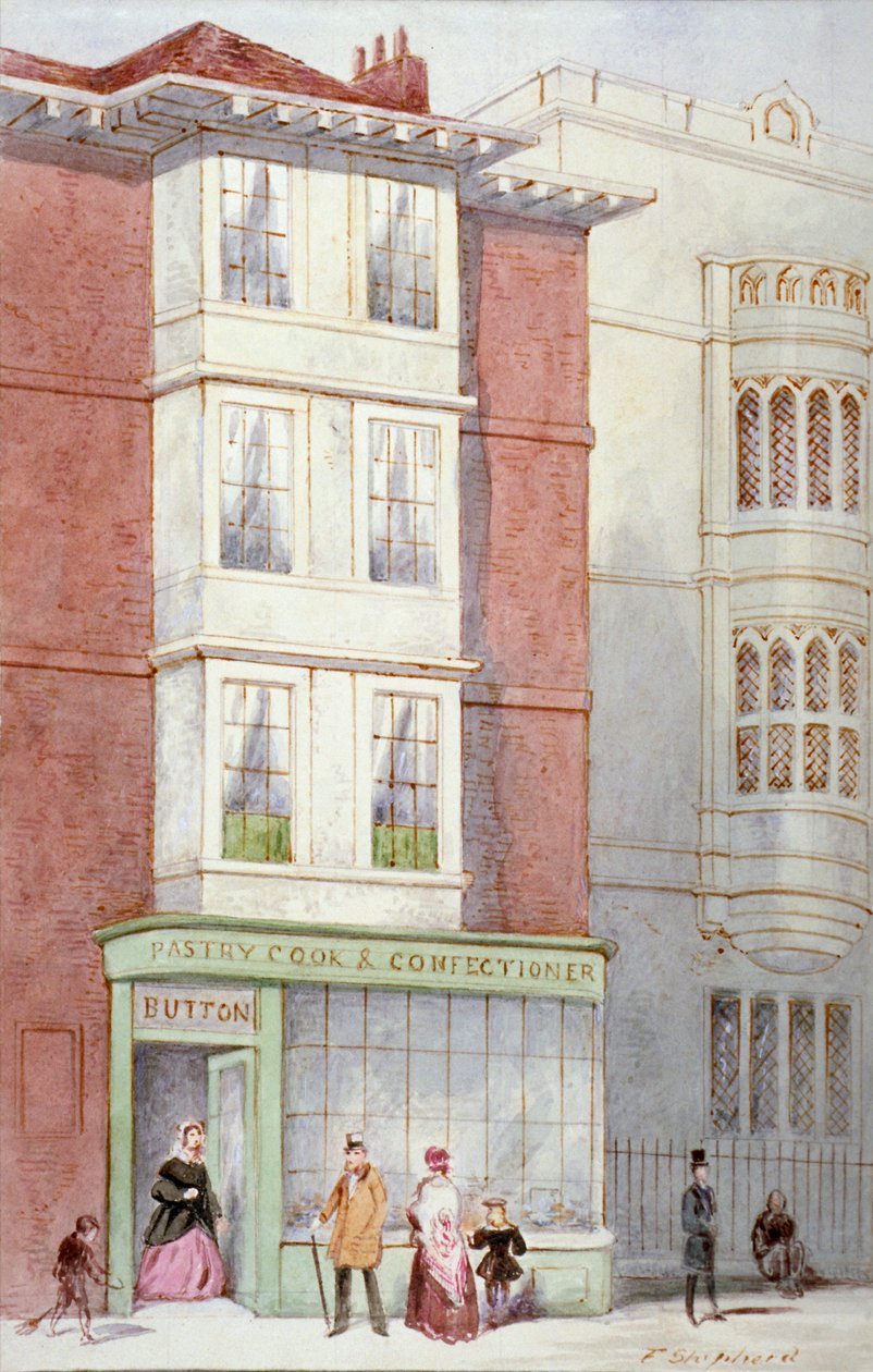 巴顿的糕点和糖果店，伦敦市弗利特街187号，1887年 作者 腓特烈拿破仑牧羊犬