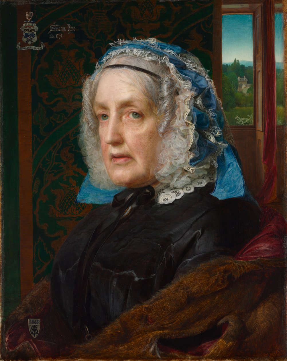 苏珊娜·罗斯（Susanna Rose）的画像，1862年。 作者 弗雷德里克·桑迪斯