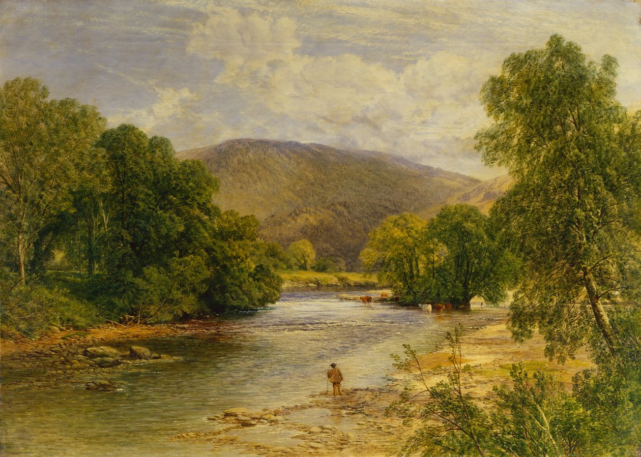 北威尔士Bettys Y Coed（布面油画） 作者 弗雷德里克·威廉·赫尔姆