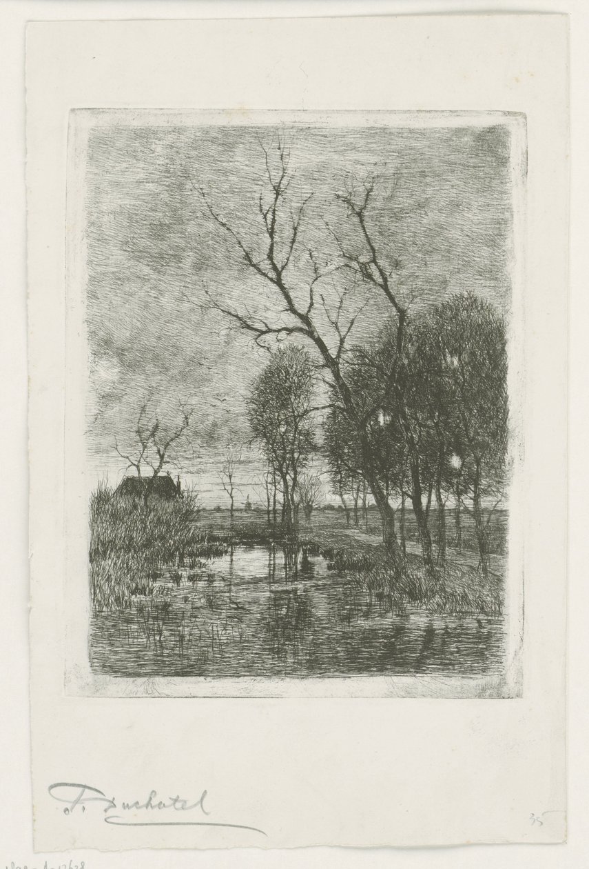 曙光 作者 Fredericus Jacobus van Rossum du Chattel（艺术家签名）