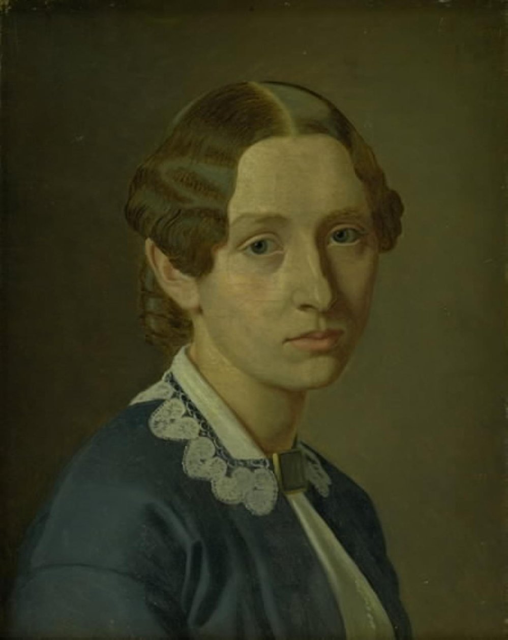 Thomasine Ludvigne Vermehren, née Grüner, 艺术家的妻子 作者 弗雷德里克·乘法利