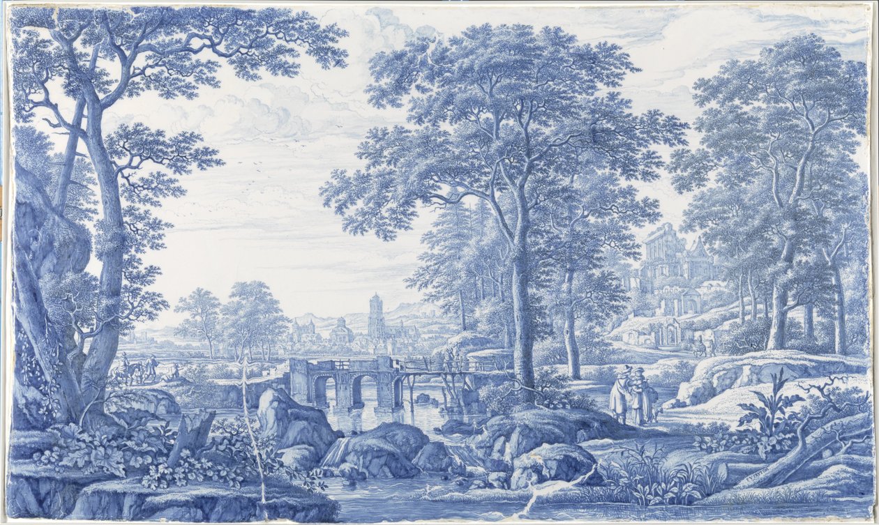 意大利式风景牌匾
意大利式风景牌匾 作者 Frederik van Frytom（归属于）