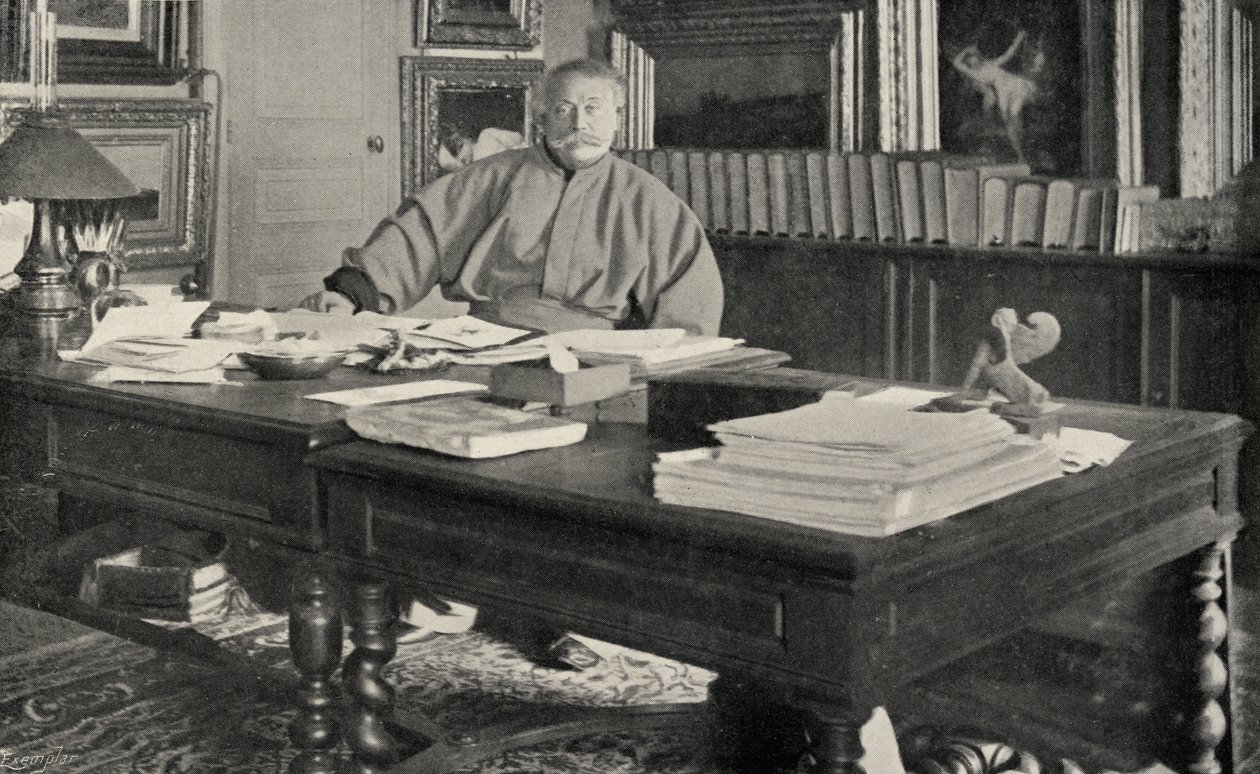 Alexandre Dumas Fils（1824-95）在他的研究中 作者 法国摄影师
