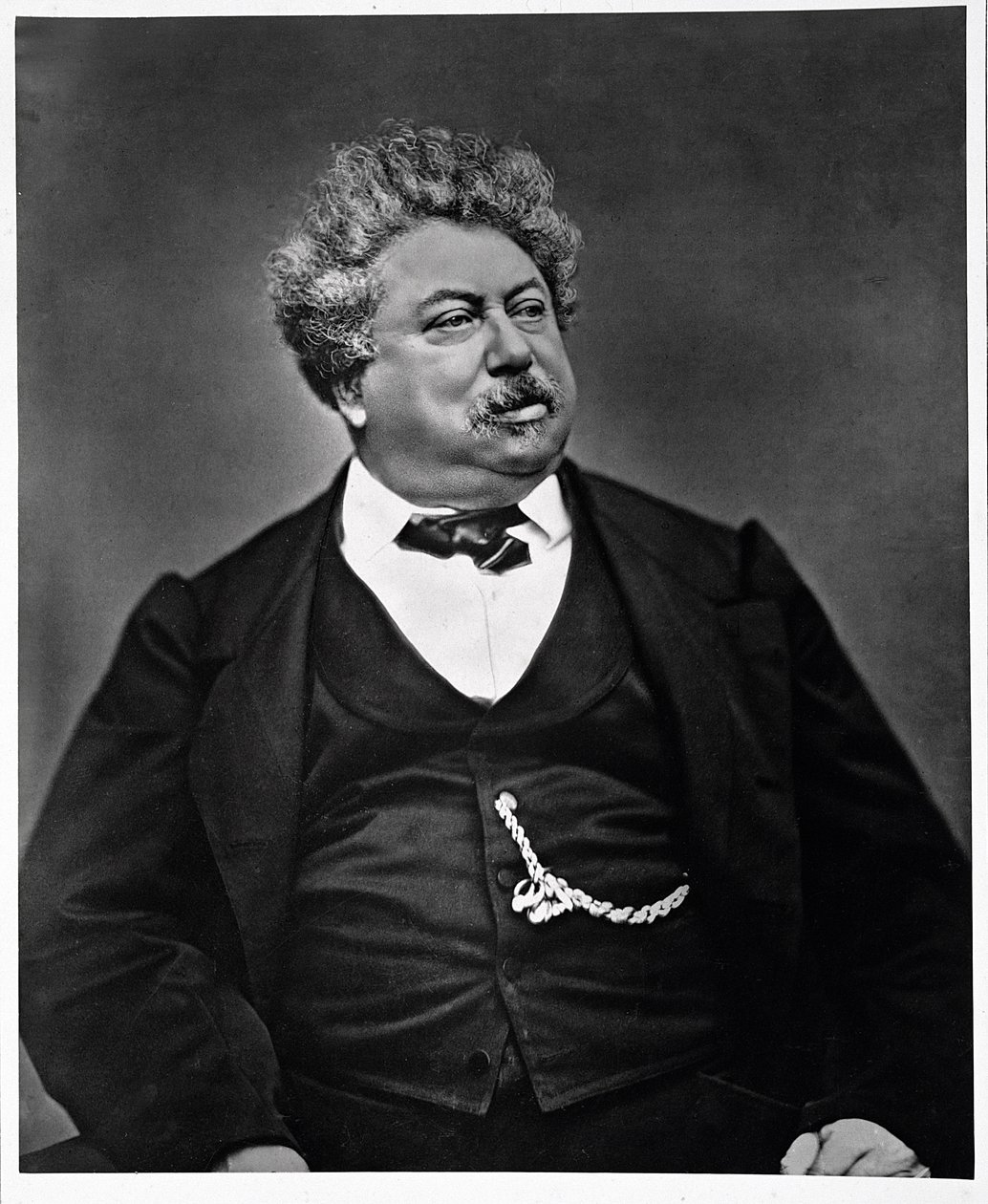 Alexandre Dumas pere（1802-70），来自&39;当代画廊&39;，c.1874-78 作者 法国摄影师