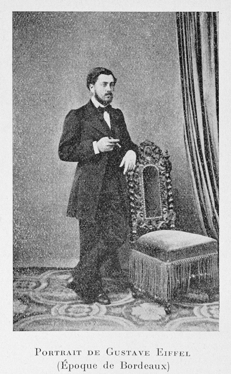 1858年波尔多时代的亚历山大古斯塔夫埃菲尔 作者 法国摄影师