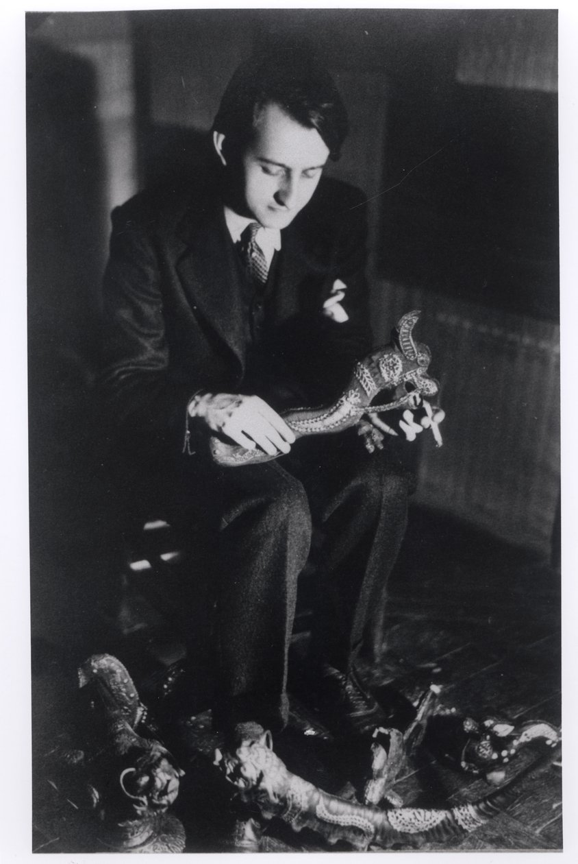 Andre Malraux（1901-76），巴黎Rue du Bac，1933年 作者 法国摄影师