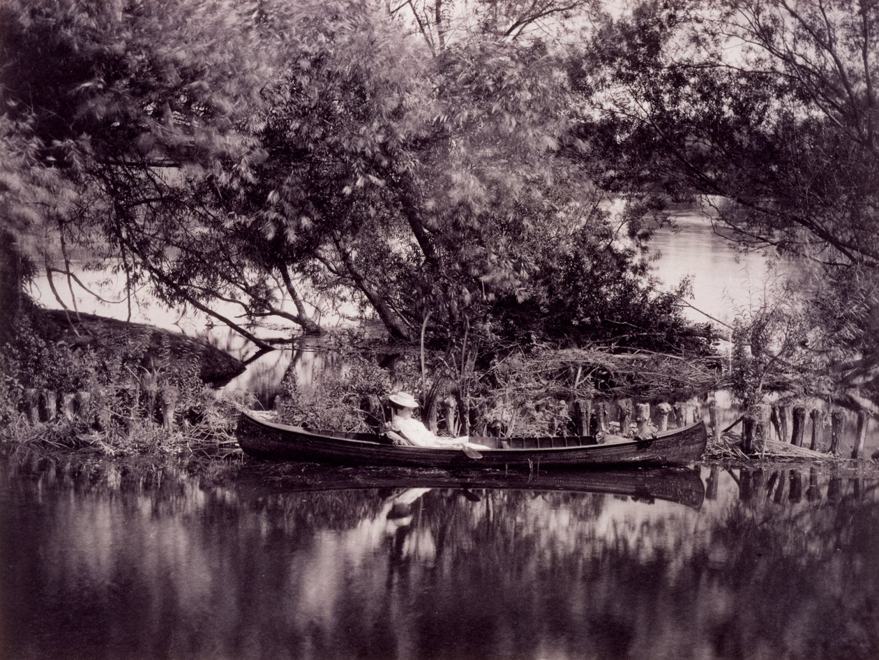 在修道院河口，C19th晚期 作者 法国摄影师