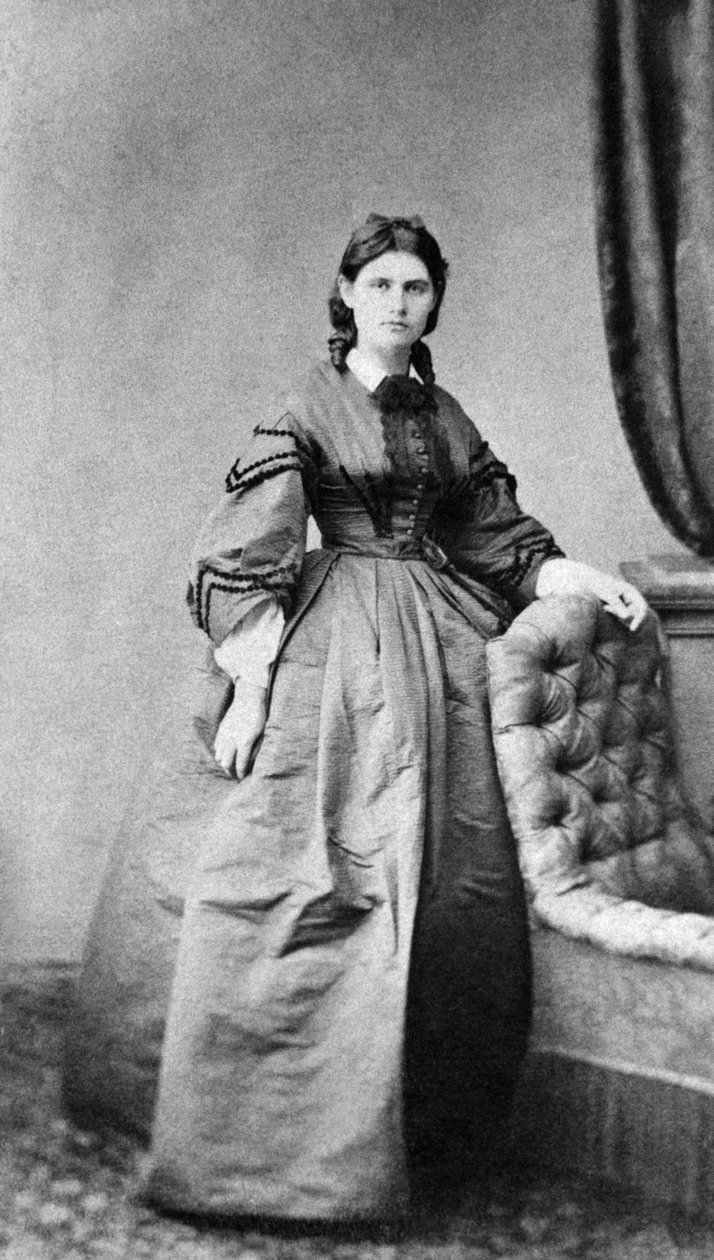 Berthe Morisot，1870年 作者 法国摄影师