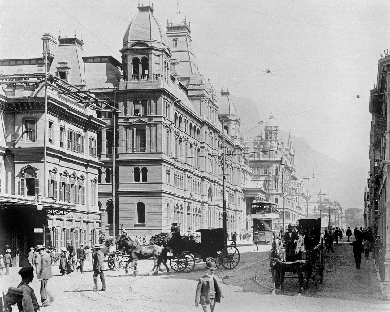 开普敦：新阿德利街，c.1914（bw photo） 作者 法国摄影师