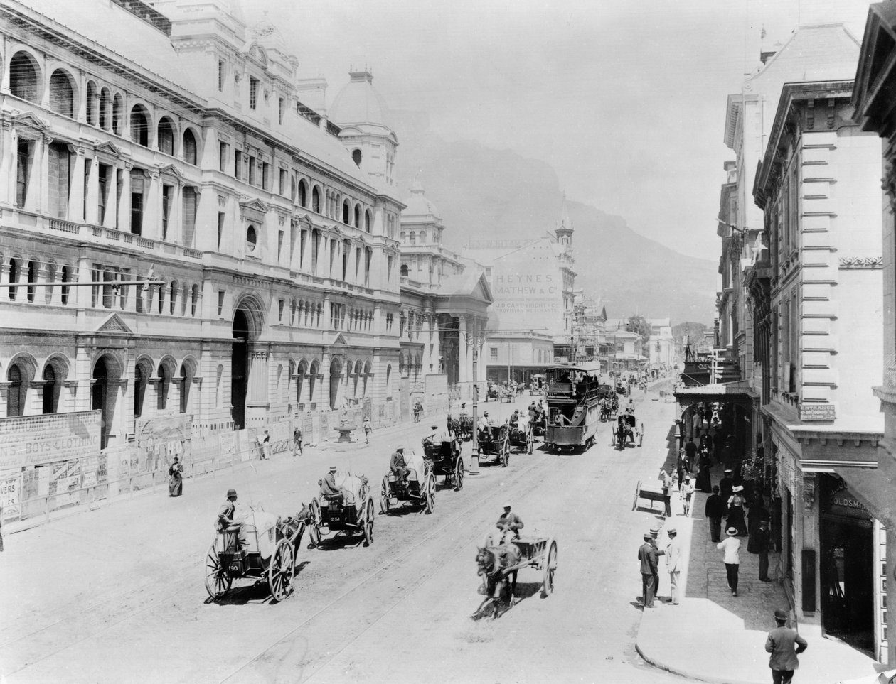 开普敦：新阿德利街，c.1914（bw photo） 作者 法国摄影师