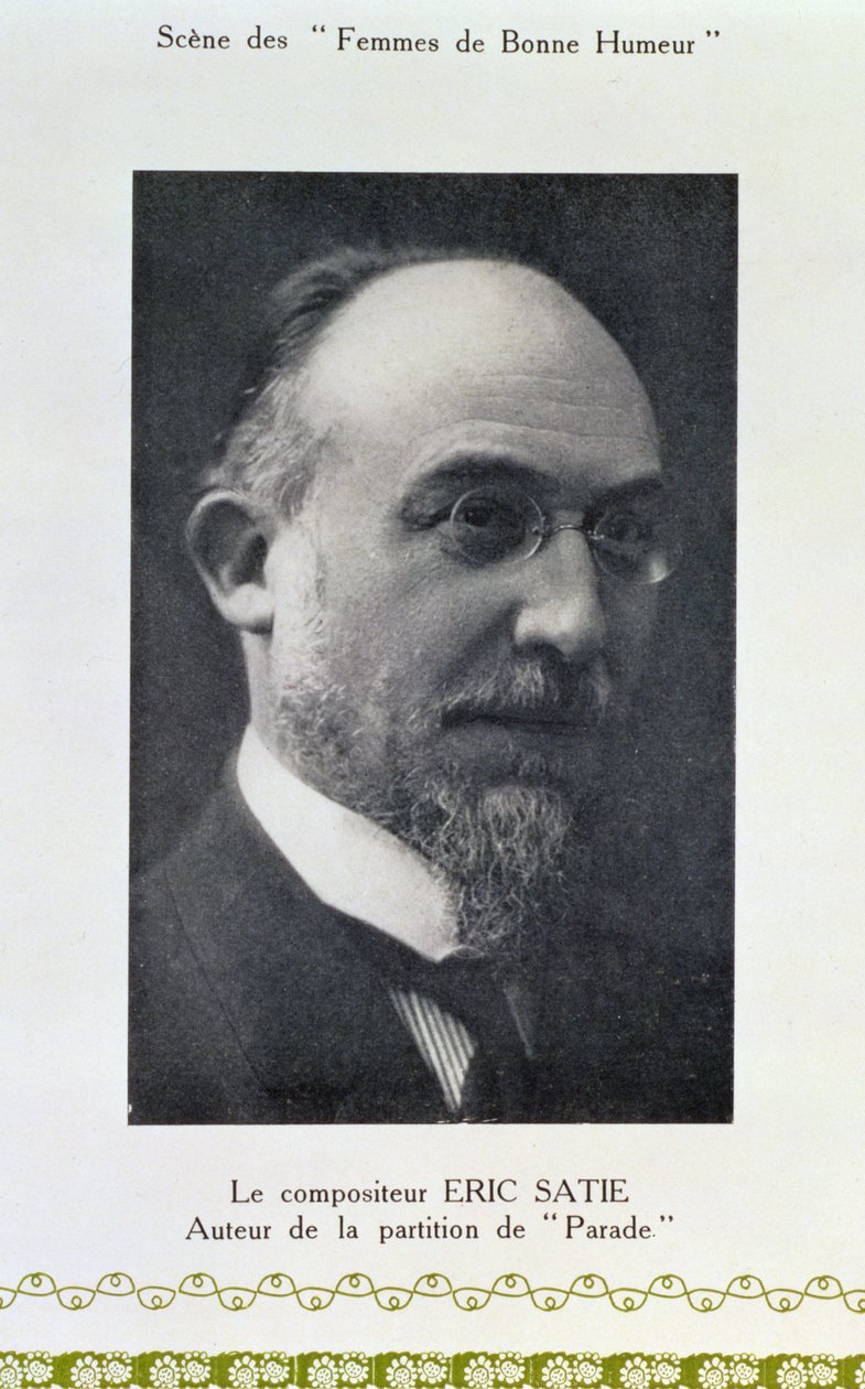 Eric Satie（1866-1925），法国作曲家，肖像照片 作者 法国摄影师