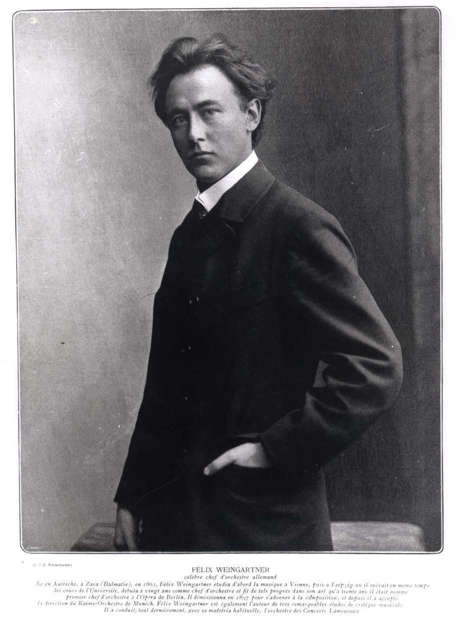 Felix Weingartner（1863-1942）1903 作者 法国摄影师