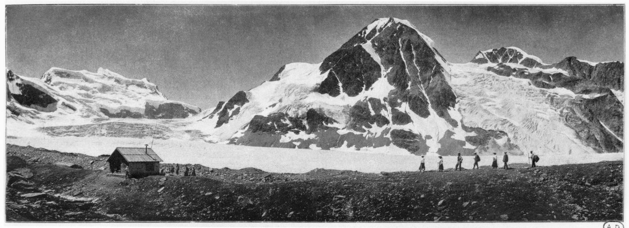 Grand Combin，c.1900 作者 法国摄影师