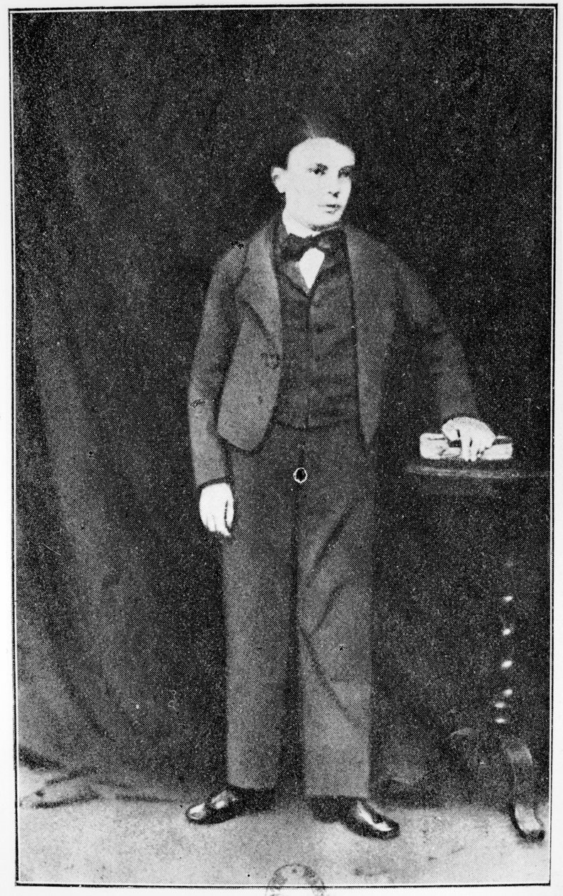 Guy de Maupassant（1850-93），位于Fecamp，9岁，来自Georges Normandy的La Fin de Maupassant，于1927年出版，巴黎 作者 法国摄影师