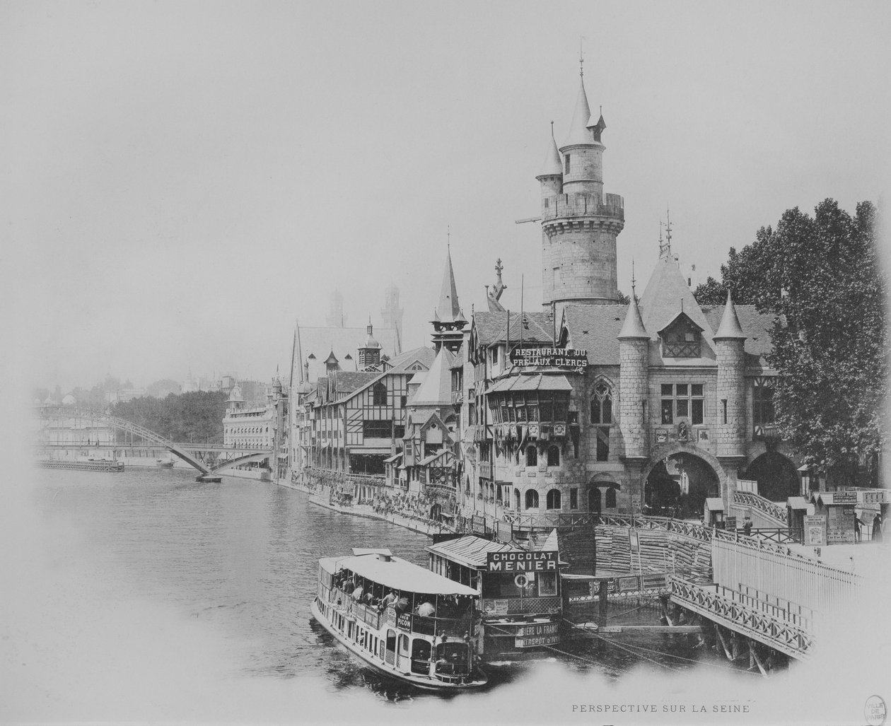 Pre-Clercs餐厅 -  1900年巴黎世界博览会 作者 法国摄影师