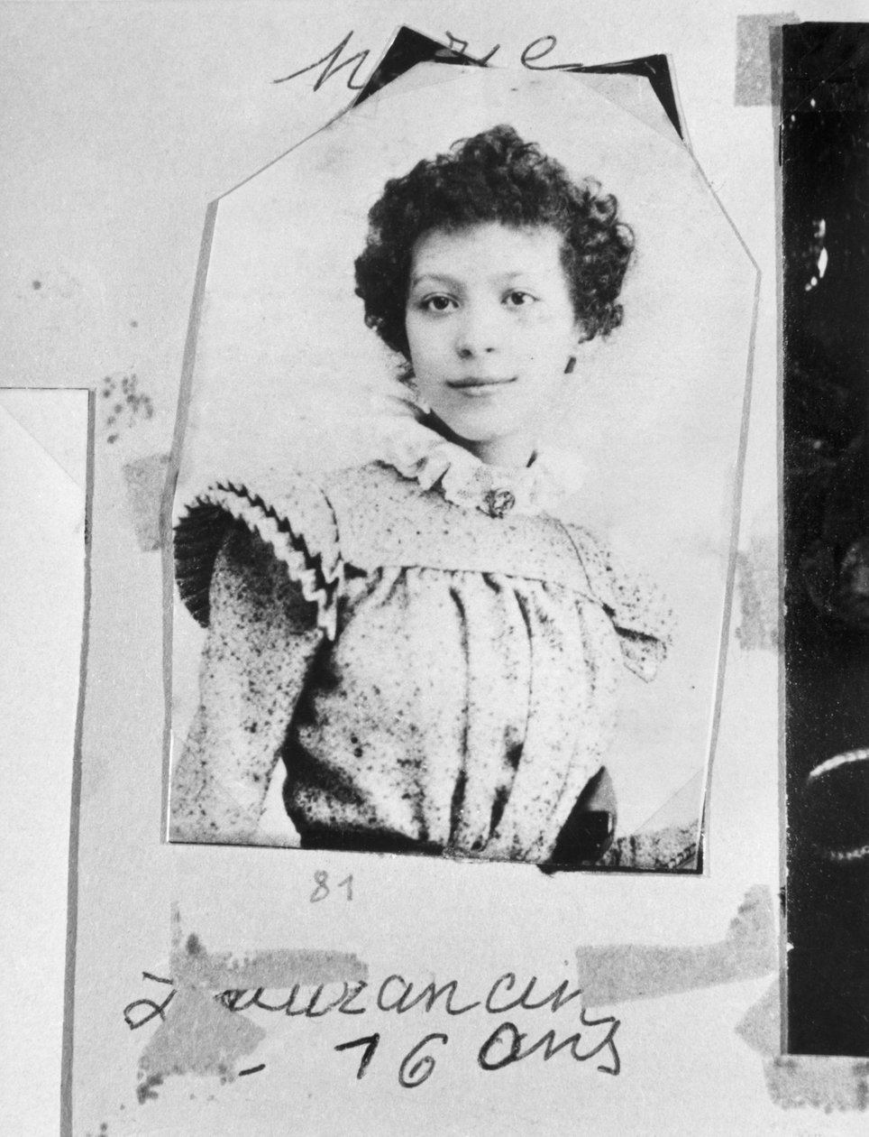 Marie Laurencin，1699年，来自Marcel Jouhandeau专辑，1899年 作者 法国摄影师