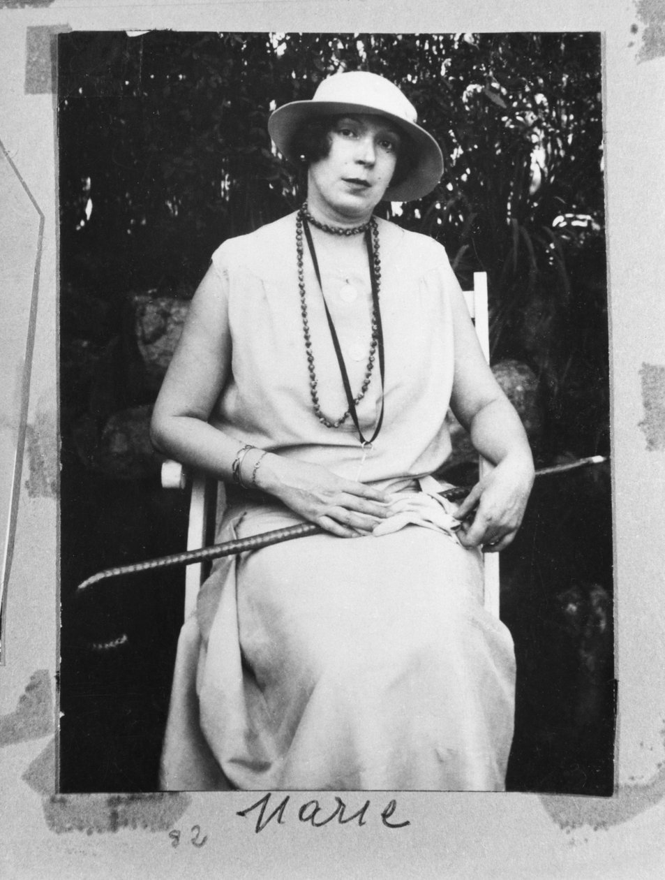 来自Marcel Jouhandeau专辑的Marie Laurencin 作者 法国摄影师