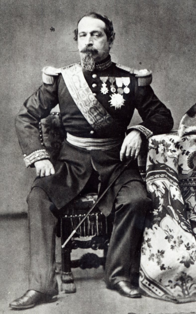 拿破仑三世，1860-70 作者 法国摄影师