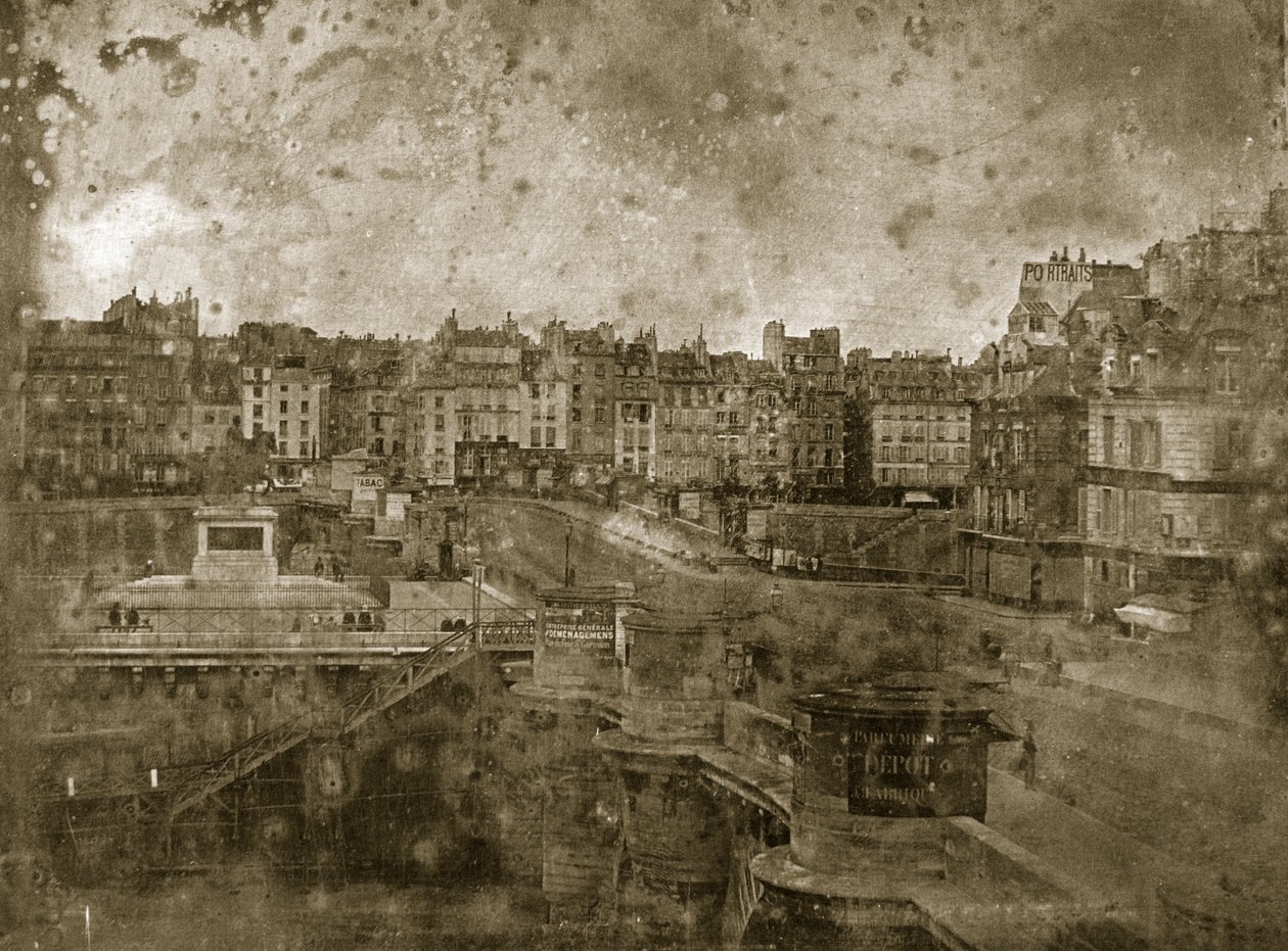 Pont Neuf，巴黎，c.1841 作者 法国摄影师