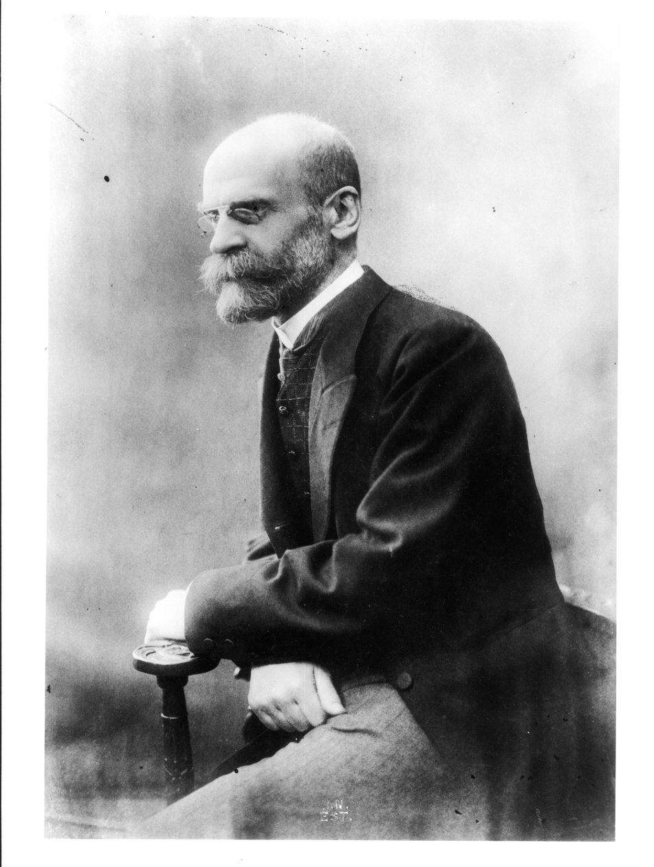 Emile Durkheim的肖像（1858-1917） 作者 法国摄影师