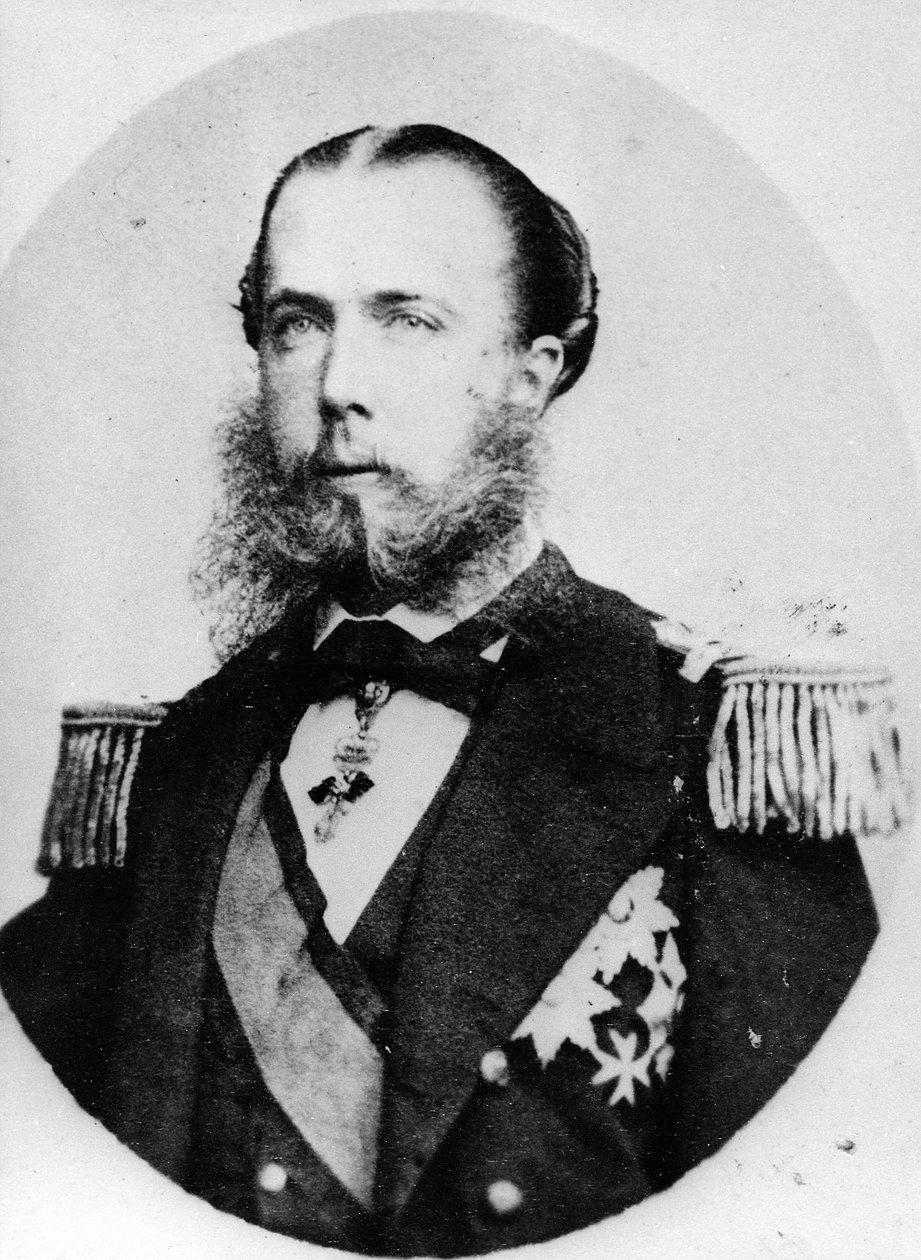 墨西哥皇帝马克西米利安的肖像，1860年代 作者 法国摄影师