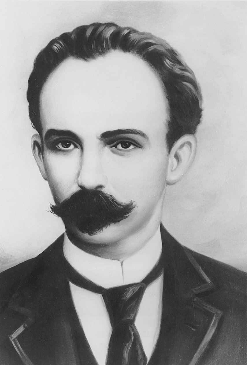 Jose Maria Marti（photolitho）的肖像 作者 法国摄影师
