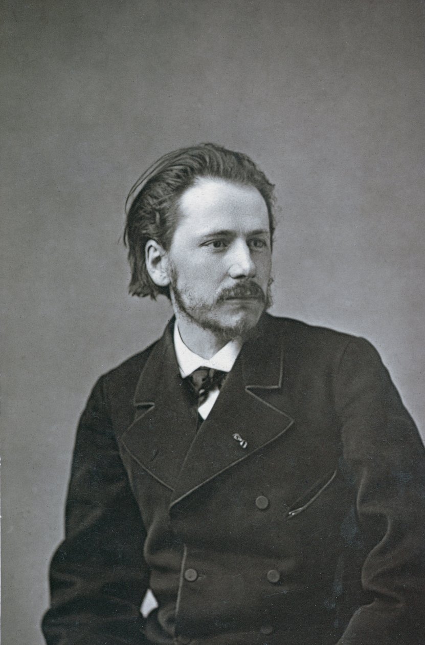 Jules Emile Massenet的肖像（1842-1912） 作者 法国摄影师