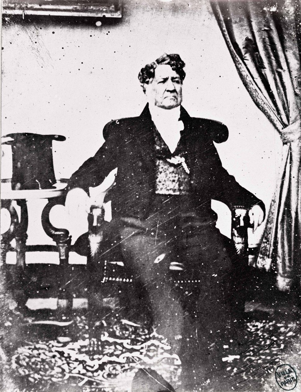 Louis-Philippe I的肖像（1773-1850），1840年（复制银版照相） 作者 法国摄影师